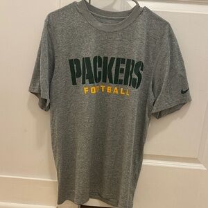 Nike Gray Packers Football Tee